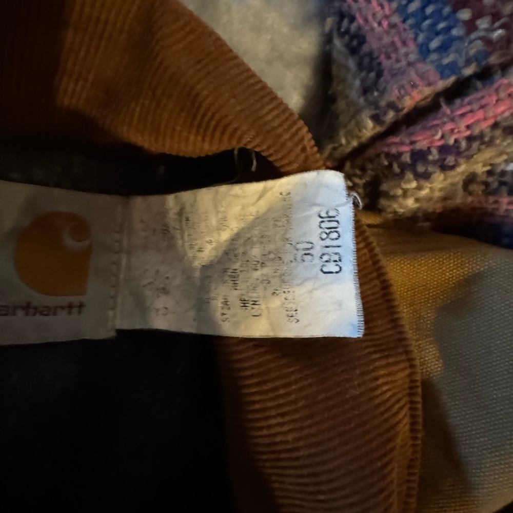 Vintage Carhartt Jacket CB1806 Mens 50 Regular Arctic Quilt Lined Tan - Picture 2 of 4